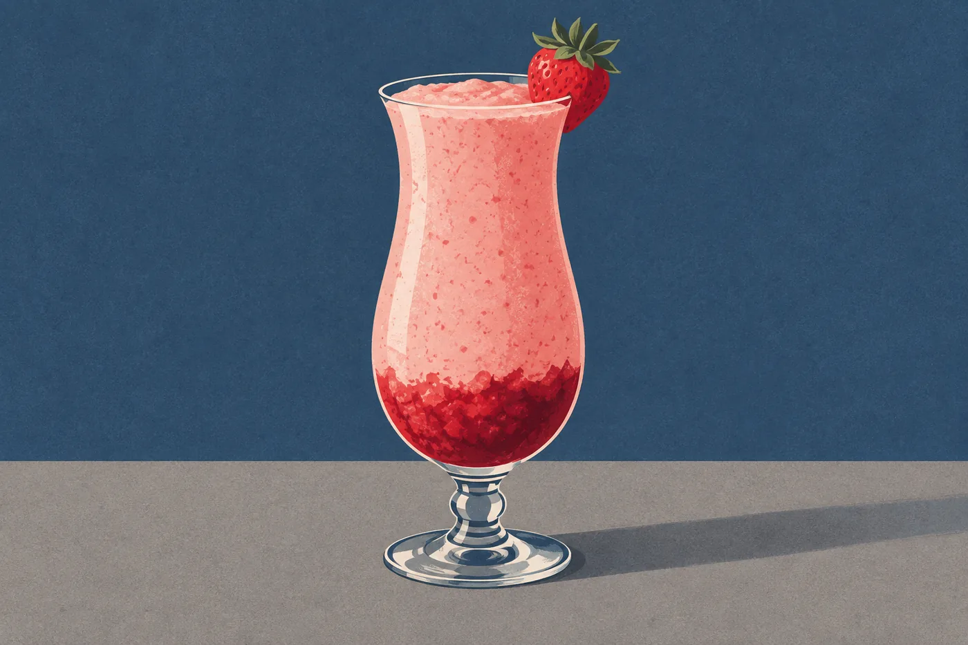 Strawberry Kiss mit Alkohol