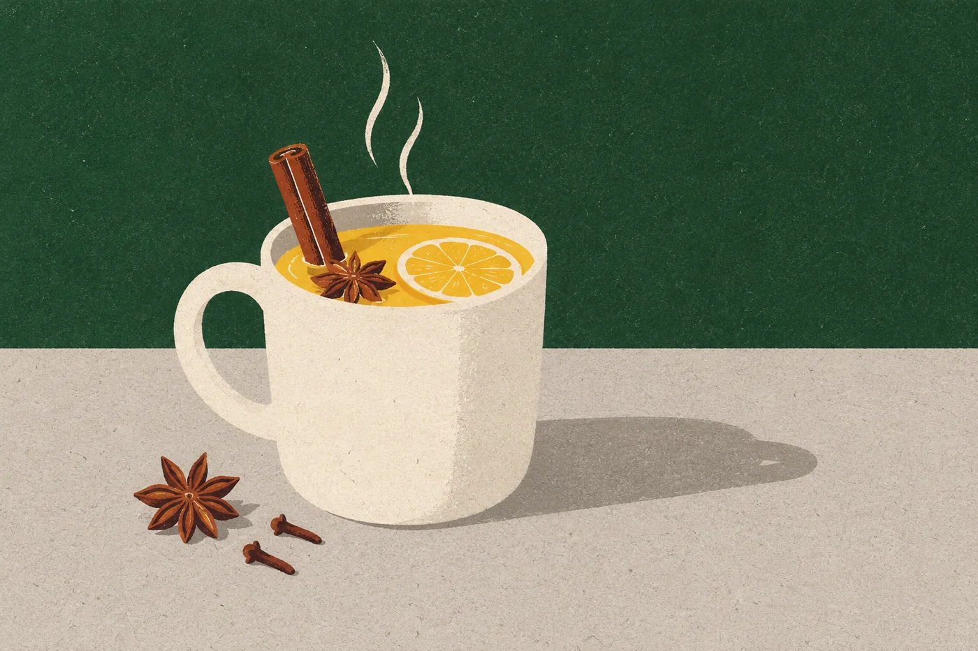 Weißer Glühwein
