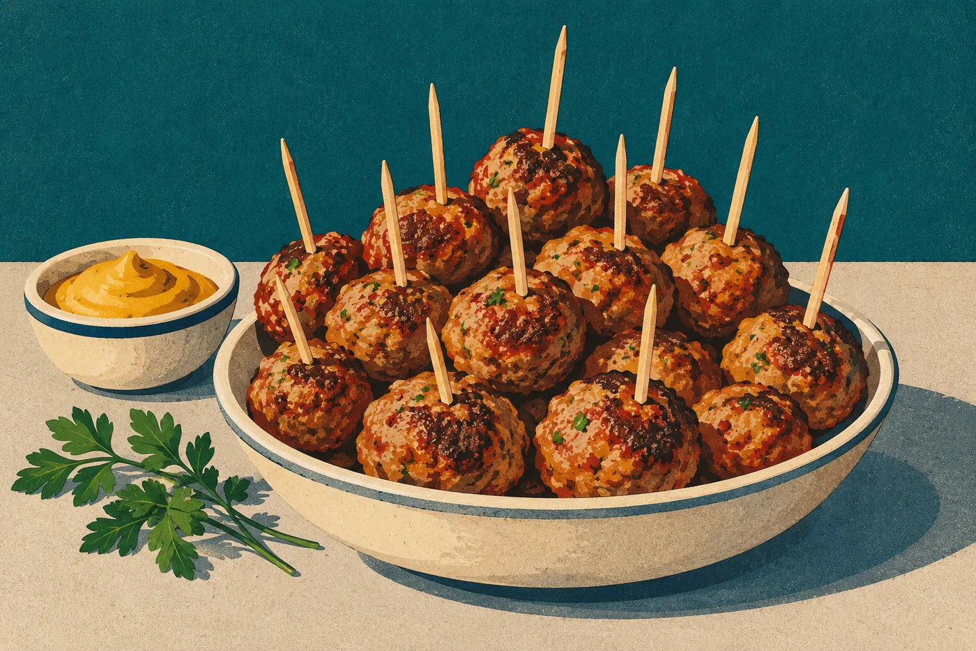 Mini-Frikadellen
