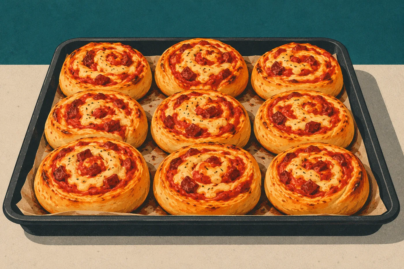Pizzaschnecken