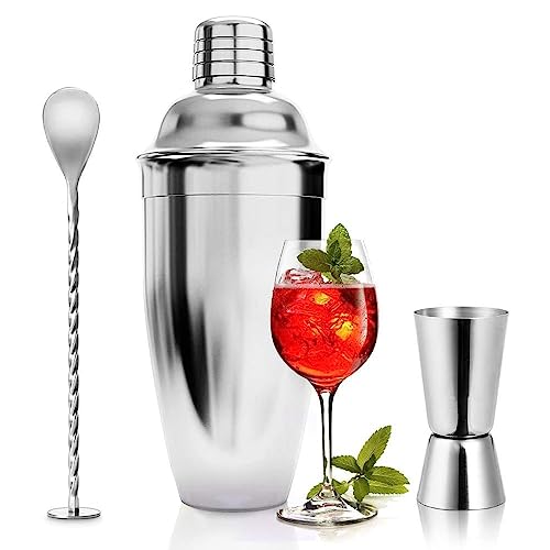 ASANMU Cocktailshaker Set, 750ML Coctail Mixer Set...