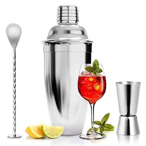 ASANMU Cocktailshaker Set, 750ML Cocktail Shaker...