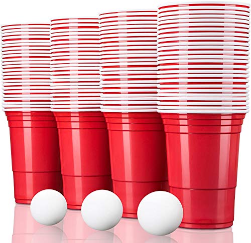 TRESKO 100 Beer Pong Becher wiederverwendbar |...