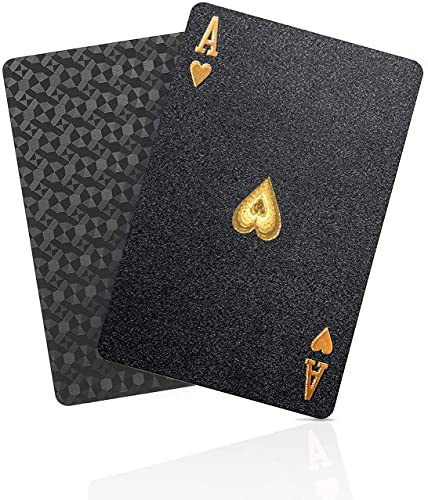 BIERDORF Schwarzer Diamant Kunststoff Pokerkarten...