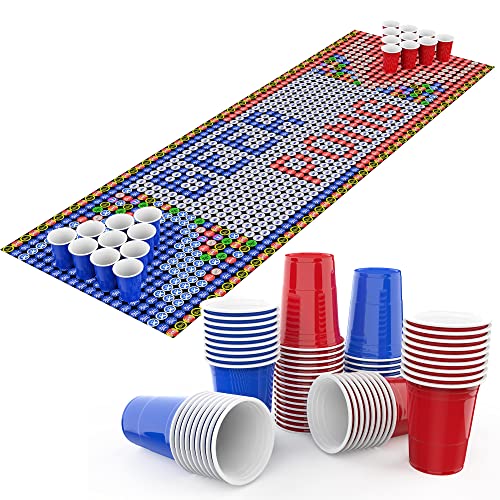 Becher 16 oz/ 473ml 50 Stück mit Matte (183x61cm)...